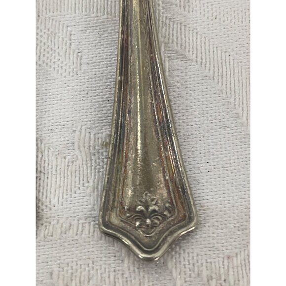 Childs Size Spoon and Fork Antique Elizabeth Silverplate 1918 Wm A. Rogers Mfg. - Picture 6 of 6